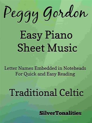 cover image of Peggy Gordon Easy Piano Sheet Music